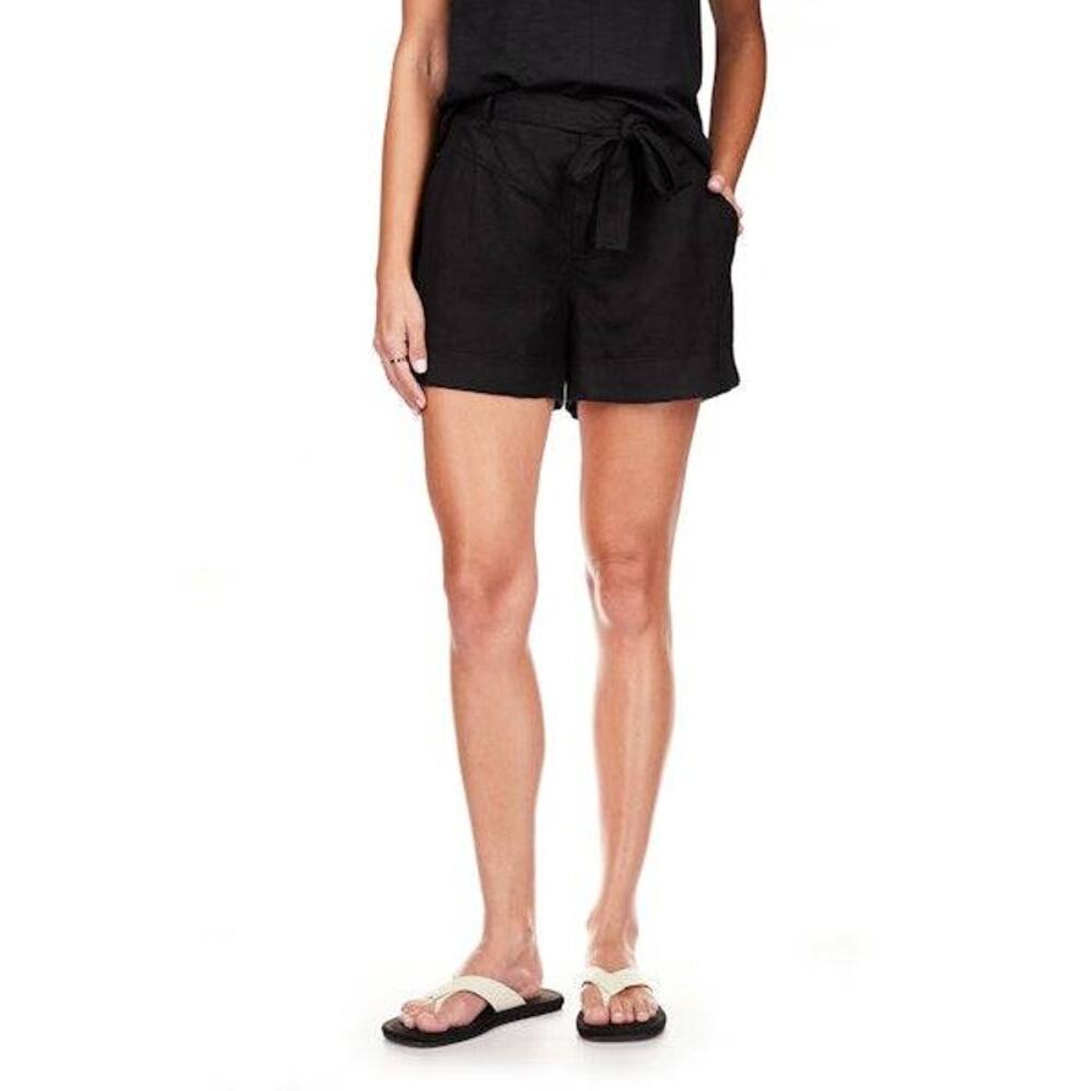 Sanctuary Daylight Blend Short Black 28 US 6 NWT Minimalist Quiet Luxury Minimal